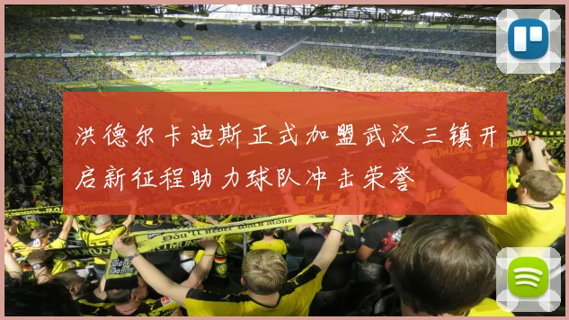 洪德尔卡迪斯正式加盟武汉三镇开启新征程助力球队冲击荣誉