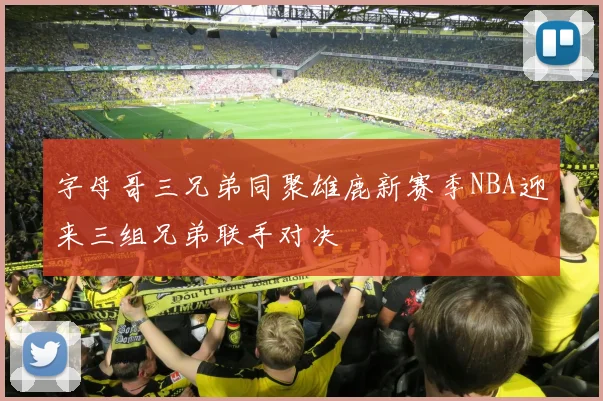 字母哥三兄弟同聚雄鹿新赛季NBA迎来三组兄弟联手对决