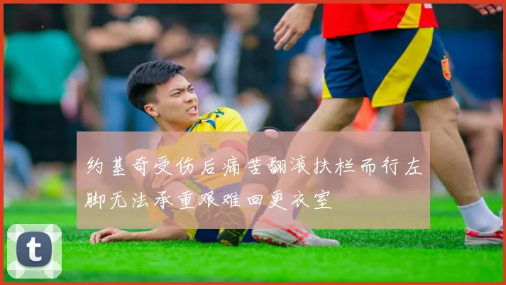 约基奇受伤后痛苦翻滚扶栏而行左脚无法承重艰难回更衣室