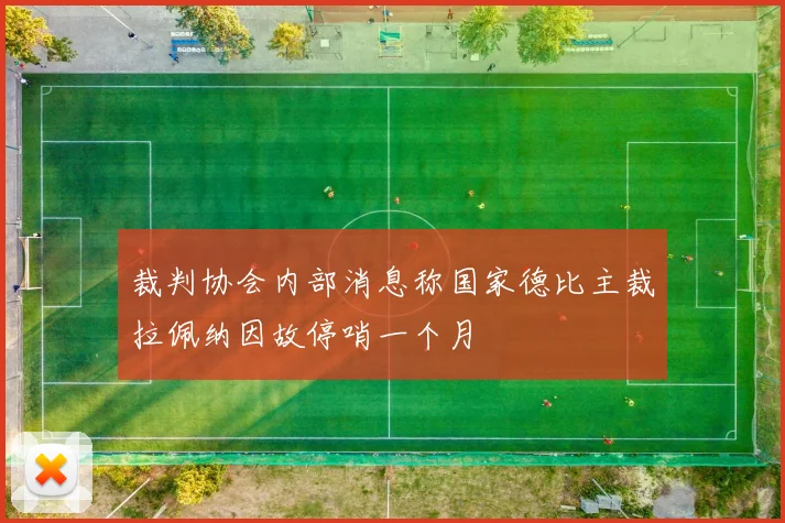 裁判协会内部消息称国家德比主裁拉佩纳因故停哨一个月
